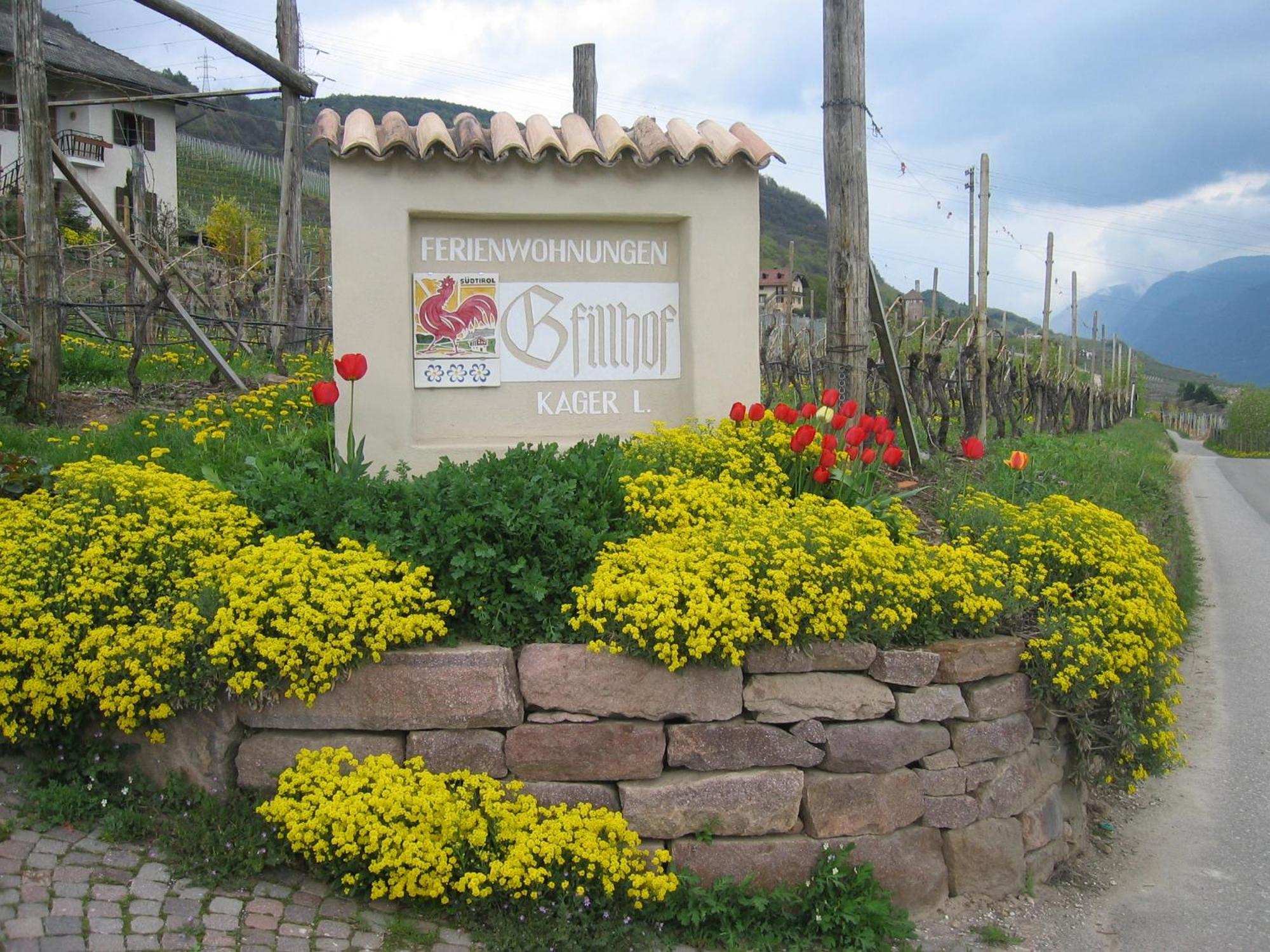 Gfillhof Ferienwohnung 3 Appiano Sulla Strada Del Vino Kültér fotó